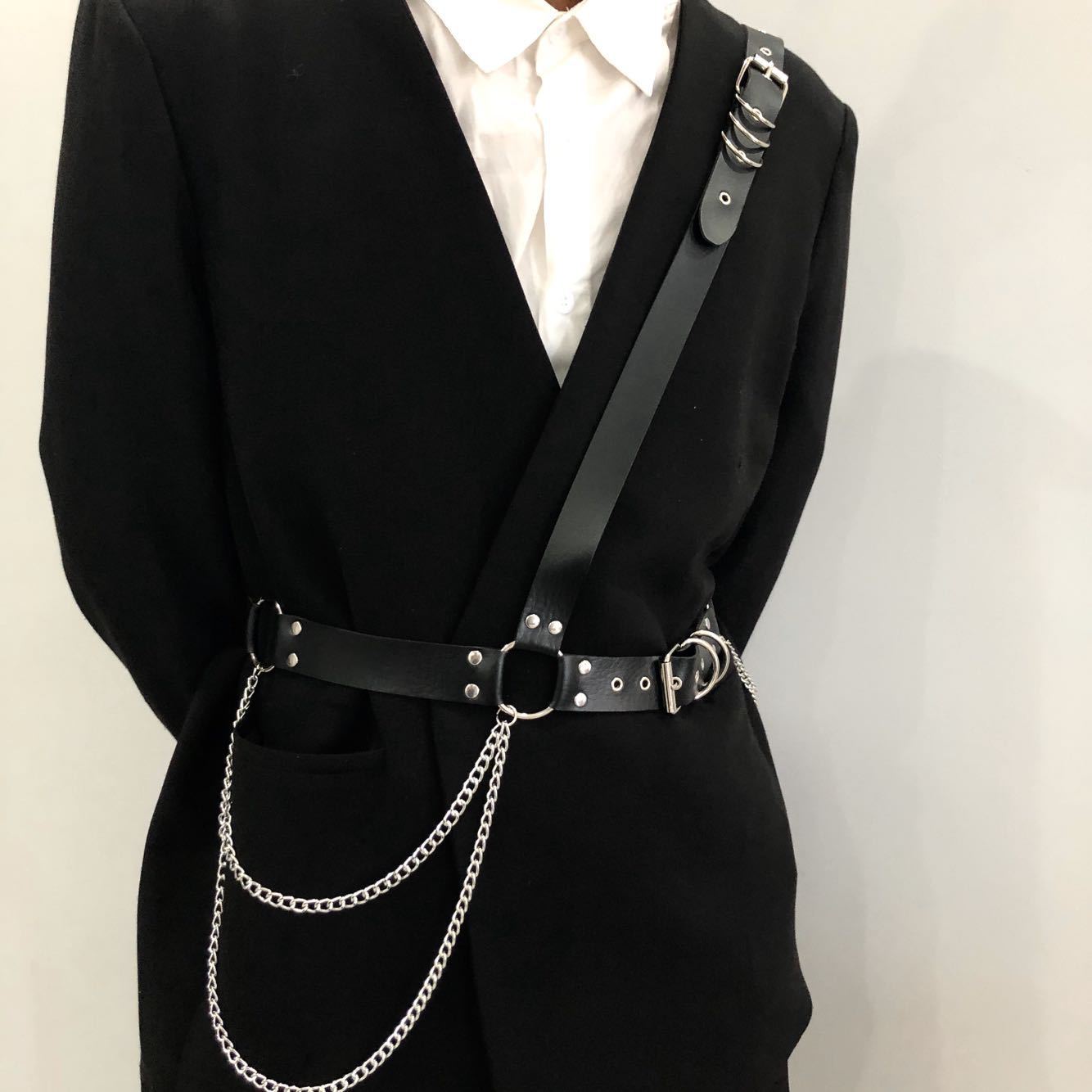 Chain Belt Single Shoulder Backpack Belt Girdle Strap