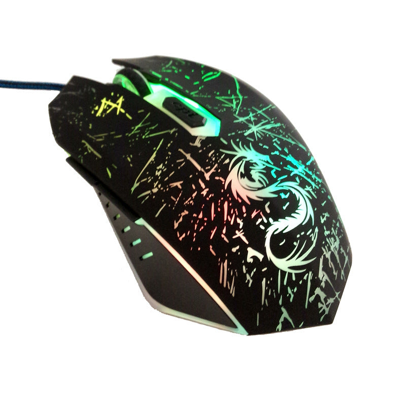 Glowing Breathing Light Computer Mouse